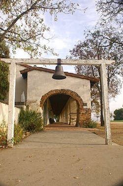 397px Mission San Juan Bautista California Entrance Bell