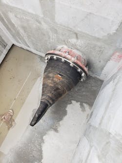 PROCO’s model #711 flanged duckbill valve features a patent pending low slope design. PROCO’s model #711 flanged duckbill valve features a patent pending low slope design.