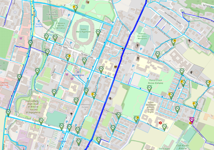 Sensors installation planning.