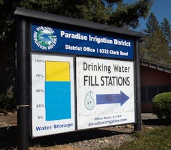 The Paradise (Calif.) Irrigation District will eventually replace 315,000 feet of water service lines using high-density polyethylene (HDPE) tubing. The Paradise (Calif.) Irrigation District will eventually replace 315,000 feet of water service lines using high-density polyethylene (HDPE) tubing.