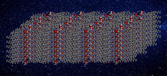 Artificial water channels inserted into a polyamide membrane &copy; Mihail Barboiu, Institut Europ&eacute;en des Membranes.