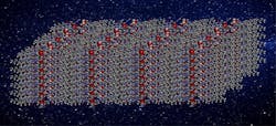 Artificial water channels inserted into a polyamide membrane © Mihail Barboiu, Institut Européen des Membranes. Artificial water channels inserted into a polyamide membrane © Mihail Barboiu, Institut Européen des Membranes.