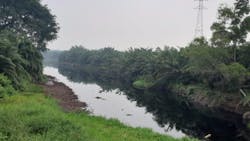 The local Masjid river that will be turned into a valuable source for the supply of drinking water for the city of Dumai.