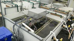 A switchable bioelectrochemical wastewater treatment system was tested at the pilot scale at a wastewater treatment facility in Moscow, Idaho.