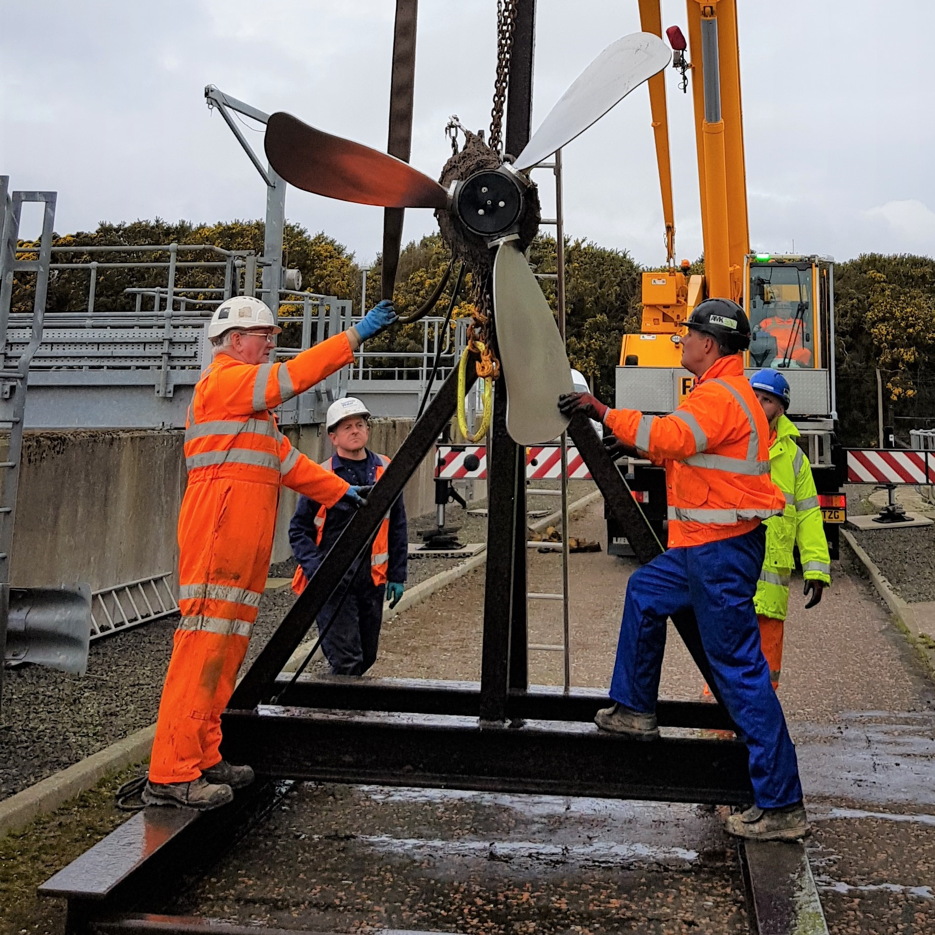 Upgrade Of Landia Mixers At St Andrews With No Interruption To The Crucial Aeration Process 5fc7acb249207