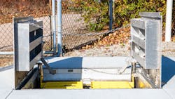 Nine floor doors manufactured by BILCO were installed at water treatment stations in a project in Waterford, Conn. Nine floor doors manufactured by BILCO were installed at water treatment stations in a project in Waterford, Conn.