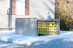 The replacement doors averaged 4 feet by 5 feet and were installed at-grade to allow access to the wet wells. The replacement doors averaged 4 feet by 5 feet and were installed at-grade to allow access to the wet wells.