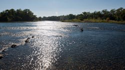 The American River in California. The El Dorado Water Agency will upgrade two sensors in a 12-sensor American River Hydrologic Observatory network. The American River in California. The El Dorado Water Agency will upgrade two sensors in a 12-sensor American River Hydrologic Observatory network.