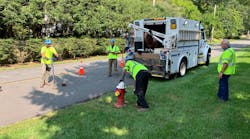 NJAW performing the installation of the Sentryx software enabled Super Centurion hydrant Pressure Monitoring retrofit kit. NJAW performing the installation of the Sentryx software enabled Super Centurion hydrant Pressure Monitoring retrofit kit.