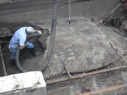 Using seed sand; or taking a known quantity of grit and adding it right ahead of the grit removal system ensures that every pound of grit will flow into the grit system. Using seed sand; or taking a known quantity of grit and adding it right ahead of the grit removal system ensures that every pound of grit will flow into the grit system.