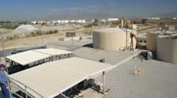 Rialto wastewater treatment facility. Rialto wastewater treatment facility.