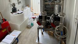 Sewer mining unit internal Sewer mining unit internal