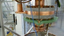 A compact, superconducting radio frequency accelerator is being advanced to remove contaminants from wastewater.