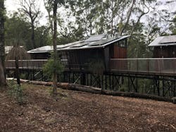 The system at each site is equipped to meet strict treatment limits on dispersed effluent. The system at each site is equipped to meet strict treatment limits on dispersed effluent.