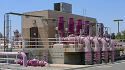 EMWD's recycled water facilities. EMWD's recycled water facilities.
