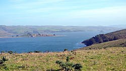 Tomales Bay as viewed from Tomales Point Trail. Tomales Bay as viewed from Tomales Point Trail.