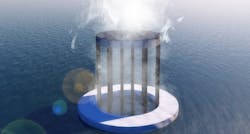 Researchers at the University of South Australia have designed a pioneering, fin-shaped evaporator that uses solar evaporation to turn contaminated water into safe drinking water. Researchers at the University of South Australia have designed a pioneering, fin-shaped evaporator that uses solar evaporation to turn contaminated water into safe drinking water.