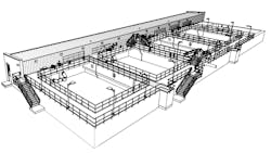 Aerobic Granular Sludge – Architectural Building Perspective Aerobic Granular Sludge – Architectural Building Perspective