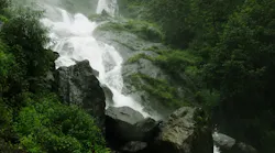 The catchment area of Bhote Koshi River lies in the bordering region between Nepal and China.