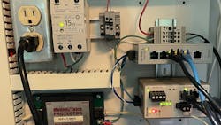 Network architecture at the water pumping station. Network architecture at the water pumping station.