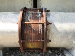 Old Dresser Style Coupling To Be Replaced Old Dresser Style Coupling To Be Replaced