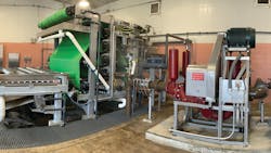 Belt Press Feed installation. Belt Press Feed installation.