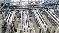 NX Filtration’s membrane modules at a previous project for PT. Bayu for the production of drinking water for the city of Dumai in Indonesia NX Filtration’s membrane modules at a previous project for PT. Bayu for the production of drinking water for the city of Dumai in Indonesia