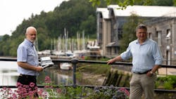 (L-R) Nick Smedley, Valeport Water General Manager with Matt Quartley, Valeport Managing Director. (L-R) Nick Smedley, Valeport Water General Manager with Matt Quartley, Valeport Managing Director.