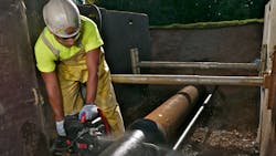 PowerGrit® Utility Saw Chains provide improved access to the cut with less excavation. PowerGrit® Utility Saw Chains provide improved access to the cut with less excavation.