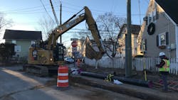 Sewer upgrades underway in Tottenville. Sewer upgrades underway in Tottenville.