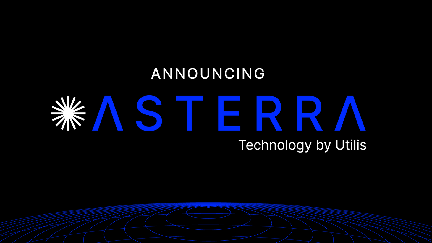Utilis's new ASTERRA logo, as presented in the name-change announcement.
