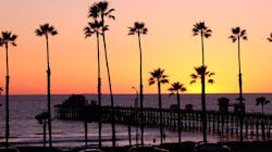 The popular Oceanside Pier in Oceanside, California. The popular Oceanside Pier in Oceanside, California.