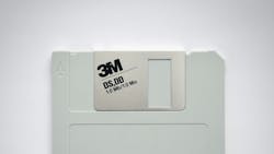 A 3M 3,5“ disc used up until the late 1990s. A 3M 3,5“ disc used up until the late 1990s.