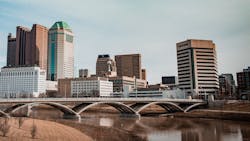 A skyline of Colombus, capital of Ohio. A skyline of Colombus, capital of Ohio.