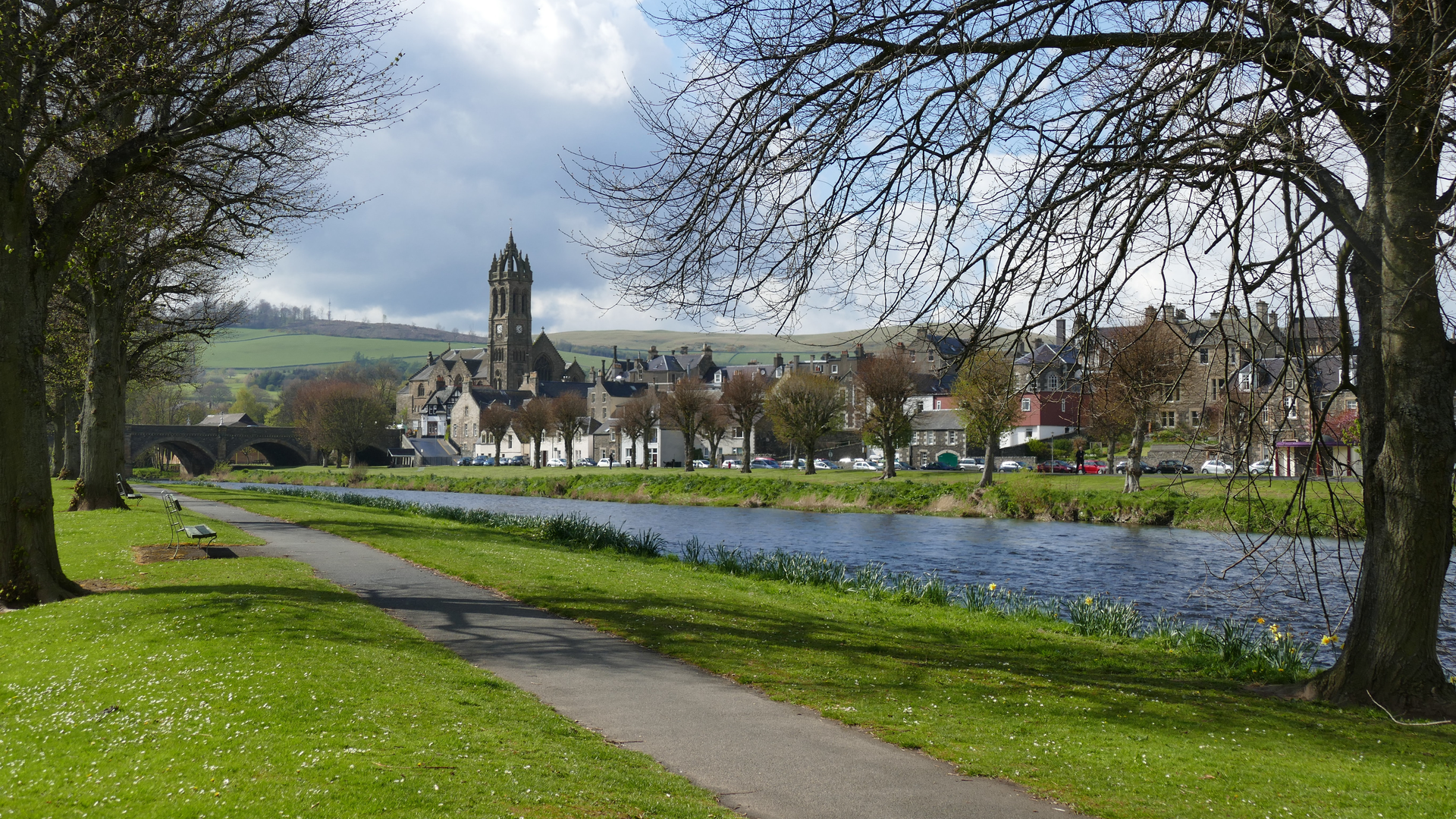 Peebles, Scotland, where the community will soon benefit from Scottish Water's new treatment plant.