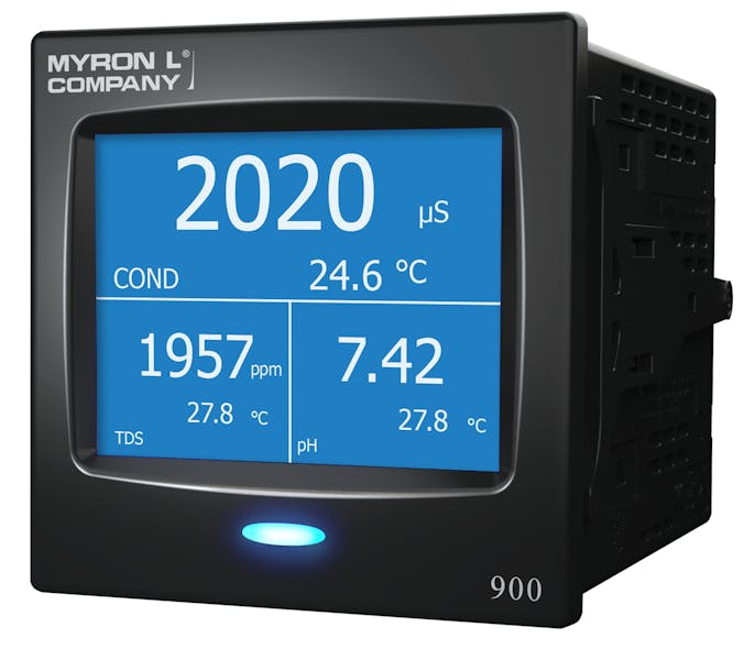The 900 Series touchscreen multi-parameter monitor/controller from Myron L&circledR; Company.