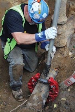 Rotary Pipe Cutters cut pipe fast, with minimal digging. Rotary Pipe Cutters cut pipe fast, with minimal digging.