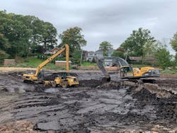 The $35 Million Jack’s Pond Project in Great Kills while under construction. The $35 Million Jack’s Pond Project in Great Kills while under construction.