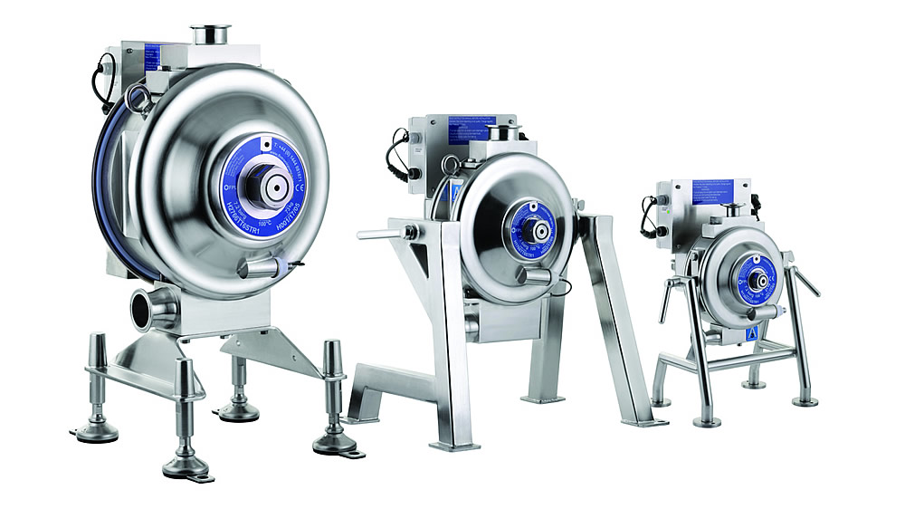 A selection of Flotronic's air-operated double diaphragm pumps.