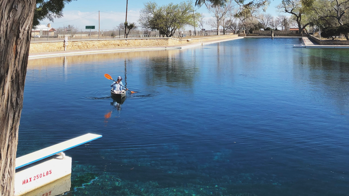 Through a U.S. Bureau of Reclamation project, SwRI will study interconnected spring water systems in Trans-Pecos Texas to improve water management techniques. The study areas include springs such as San Solomon Spring shown above.