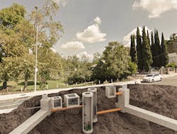 An alternative illustration of the project's installations. An alternative illustration of the project's installations.