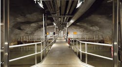 The underground sewage treatment plant in Turku, Finland.