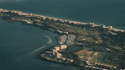 Aerial view of Sarasota, Fla. Aerial view of Sarasota, Fla.