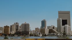 The metropolis of Jeddah, Saudi Arabia, just 100 miles south of Rabigh, houses around 4 million people. The metropolis of Jeddah, Saudi Arabia, just 100 miles south of Rabigh, houses around 4 million people.