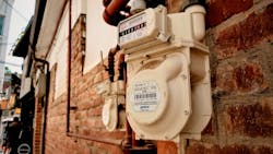 A water meter in South Korea. A water meter in South Korea.