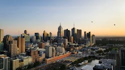 A skyline of Melbourne, Australia. A skyline of Melbourne, Australia.