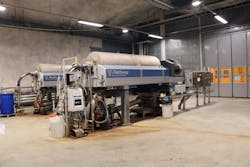 Two Flottweg C Series centrifuges handle the wastewater of the city of Turku.
