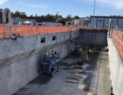 The STEP Program will add two new clarifiers and other new construction. It will also repair existing infrastructure, including the concrete on these aeration basins.