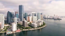 Skyline of Miami, Fla. Skyline of Miami, Fla.