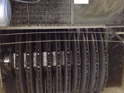 Each of the plant’s new cloth media filters is fitted with OptiFiber media, designed to maximize solids removal over a wide range of particle sizes. Each of the plant’s new cloth media filters is fitted with OptiFiber media, designed to maximize solids removal over a wide range of particle sizes.